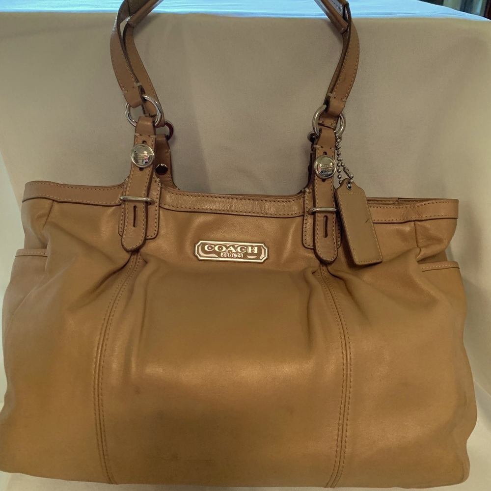 Coach carmel colored handbag
